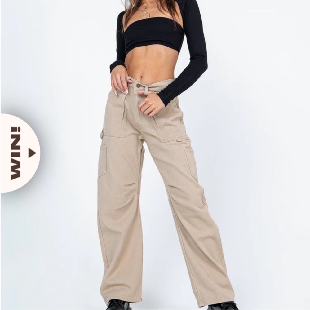 Lioness Tan Women's Cargo Pants